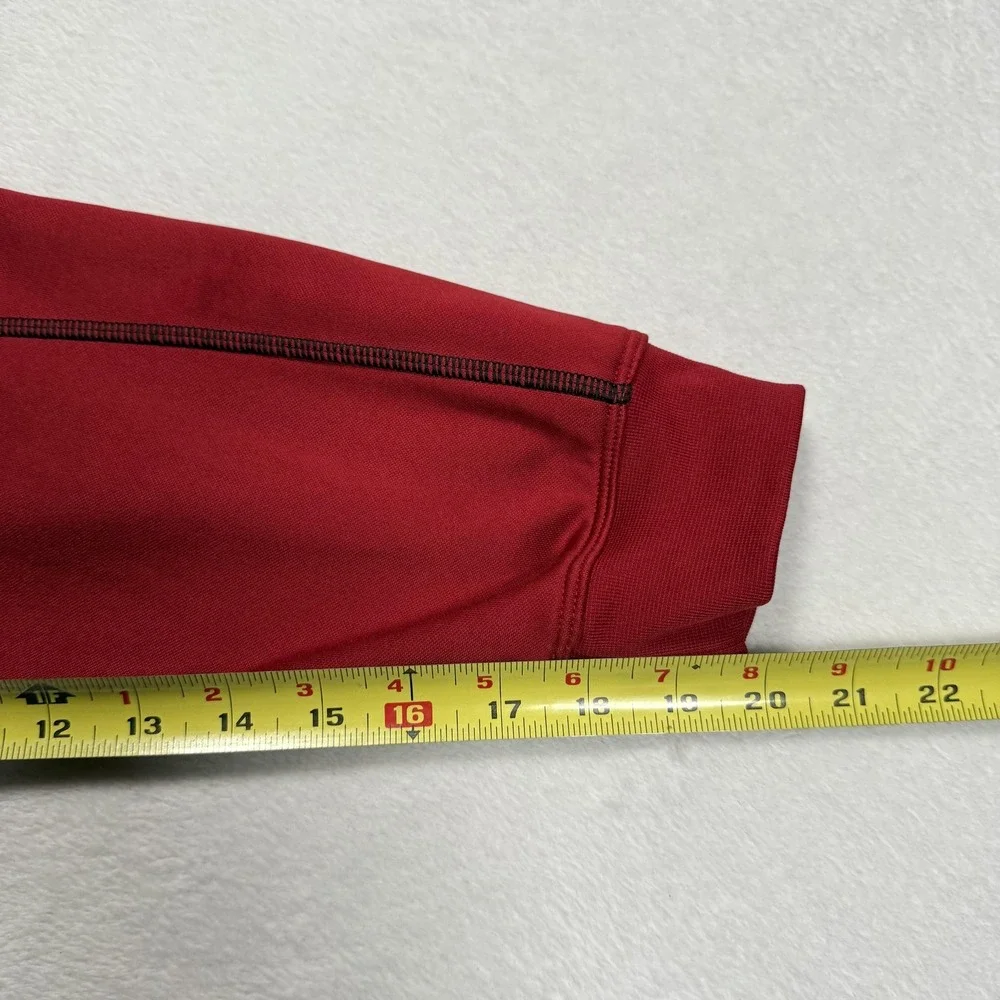 Nike‎ Golf Pullover Mens XL Red Therma-FIT 1/4 Zip Fleece Performance Outdoor